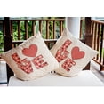 thumbnail image 5 of 16"x16" Simply Daisy Valentines LOVE with Flowers Poly Indoor/Outdoor Pillow, Mauve Qty 1, 5 of 5