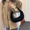 thumbnail image 3 of Bolso Hombro Con Tachuelas en Las Axilas Mujer Gamuza Sintética para Uso Diario(), 3 of 9