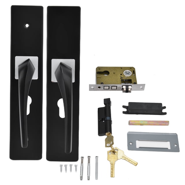 Poignées de Porte Intérieures, Poignée de Porte Noire Simple Poignée de Porte avant Très Polyvalente