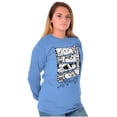 thumbnail image 3 of Smurfs Cartoon Manga Panel Aesthetic Long Sleeve TShirt Men Women Brisco Brands 2X, 3 of 6