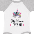thumbnail image 4 of Inktastic My Mimi Loves Me Girl Unicorn Girls Baby Bodysuit, 4 of 5