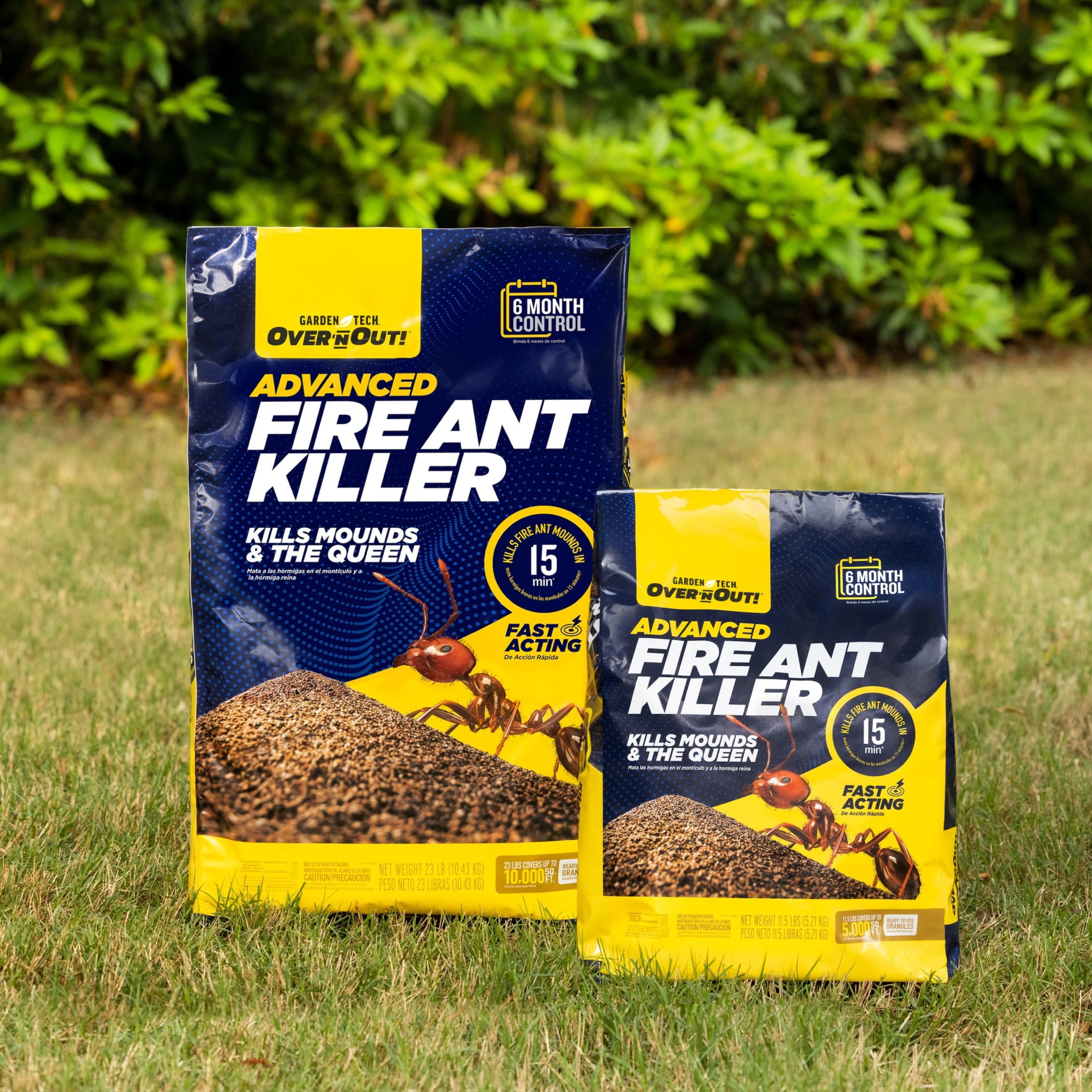 Over 'n Out Advanced 6 Month Control Fire Ant Killer Granules, 23 lb.