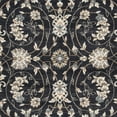 thumbnail image 6 of SAFAVIEH Lyndhurst Janel Traditional Bordered Area Rug, Anthracite/Cream, 8' x 10', 6 of 7