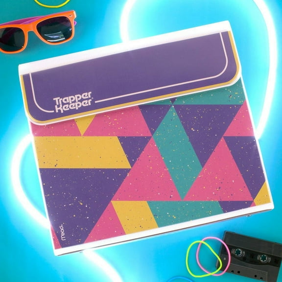 Five Star 1" Trapper Keeper Round Ring Binder Color Block