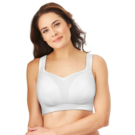 

Comfort Choice Women s Plus Size Limitless Wirefree Low-Impact Back Hook Bra