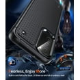 thumbnail image 5 of LeYi Phone Case for Samsung Galaxy AO3S Hard Shell Shockproof Phone Case 2 x Tempered Glass, Black, 5 of 8