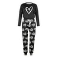 thumbnail image 5 of Tracksuit Women 2 Piece Outfits Casual Love Heart Print Long Sleeve Crewneck Sweatshirt Pullover Tops sets Valentine's Day Theme Drawstrings Waist Jogger Pants with Pockets, 5 of 5