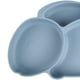 thumbnail image 2 of Platos para niños de dibujos animados Platos de alimentación para bebés de silicona Cubiertos para bebés (gris azul), 2 of 8