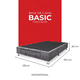 thumbnail image 5 of Cama Base Basic con cajón Atlas del Descanso color gris, 5 of 6