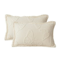 Luoshdecor Flannel Butterfly Throw Pillow Covers Rectangle Set of 2 ,Super Soft Fluffy Lightweight Couch Cushion Case for Sofa ,Bed ,and Home Decor 29.1" x 19"