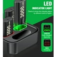 thumbnail image 5 of Xbox Series X/S Compatible Rechargeable Battery Pack Kit with 4x 1200mAh(3000mWh) Batteries & Smart Charging Dock, 5 of 6