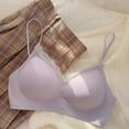 thumbnail image 4 of SPZTSX Womens Seamless Wireless Bras No Underwire Comfortable Deep V Mesh Bralettes Push Up Bras, 4 of 4