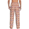 thumbnail image 3 of Balery Corgi Head with Floal print Men's Pajama Pants,Ultra Lightweight Pjs,Lounge Pant-Medium, 3 of 9