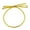 Gold, variant on Mandala Crafts Stretch Loops with Pre-Tied Bows from Elastic Ribbon String for Gifts, Boxes, Tags; Pack of 100