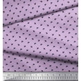 thumbnail image 2 of Soimoi Satin Silk Fabric Swallow Bird Small Print Fabric by The Yard 42 Inch Wide, 2 of 3