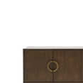 thumbnail image 2 of 2 Double Door Storage Buffet with Semi Circle Pulls and Tubular Legs, Brown - BM216795, 2 of 5