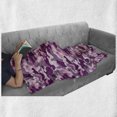 thumbnail image 6 of Abstract Soft Flannel Fleece Blanket, Army Camouflage Patterns Commando Uniforms Motif Woman Solider Elements, Cozy Plush for Indoor and Outdoor Use, 70" x 90", Plum Baby Pink Mauve, by Ambesonne, 6 of 6