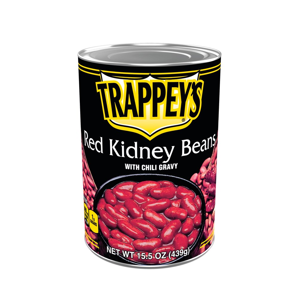 Trappey’s Red Kidney Beans with Chili Gravy, Canned Beans, 15.5 oz