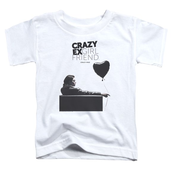 Crazy Ex Girlfriend Crazy Mad Toddler T-Shirt White