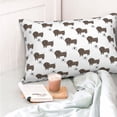 thumbnail image 5 of Kdxio Cotton Pillow Cases 20"x30" Pillowcases,Soft and Breathable Bedroom Pillow Cases-Dachshund Dog, 5 of 8