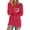 Red, variant on Bovemsi Womens Sweaters Casual Solid Long Sleeve Jumper Blouse Fall Sweaters