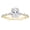 Gold, variant on 2 Carat Oval Cut Engagement Promise Ring for Women
