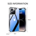 thumbnail image 4 of Funda transparente compatible con iPhone xs max, funda protectora a prueba de golpes que no amarillea, 4 of 5