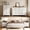 5PCS-Beige1, variant on 5-Piece Wood Bedroom Set, Queen Bed Frame, 2 Nightstands & 2 Dressers, Complete Master Bedroom Furniture