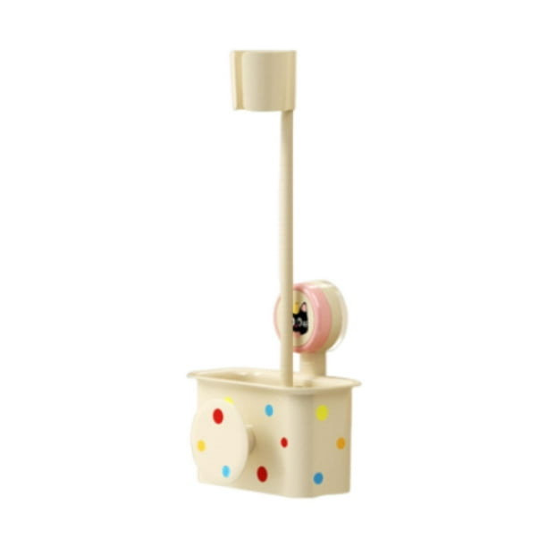 Estante de almacenamiento para secador de pelo, práctico estante para colgar en la pared para baño Rosa