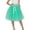 Mint Green, variant on Tulle Skirts for Women Elastic Waist Lace Up Bow Knee Length Layered Mesh Flowy A Line Tutu Skirts Puffy Skirt Fairy Skirt