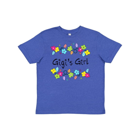 Inktastic Gigis Girl- Bright Flowers Youth T-Shirt