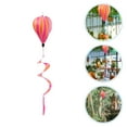 thumbnail image 3 of Large Hot Air Balloon Wind Spinners Outdoor Whirligig Rainbow Windsock, 3 of 4
