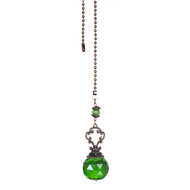 Jumpingount Bola colgante colgante cordón decorativo Sun Catcher ventana cabecera decoración moda DIY Casual fiesta vacaciones reutilizable Ropa, zapatos y accesorios Miscelánea Verde Jumpingount AP012311-01