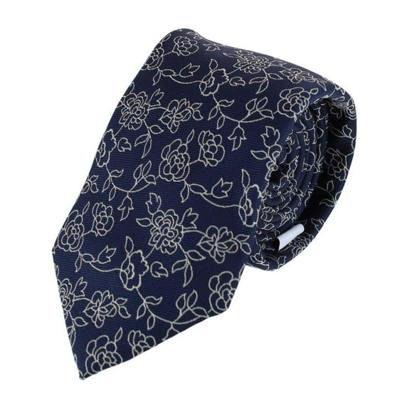 Ascentix Floral Stencil Print Necktie