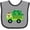Heather and Black, variant on Inktastic Irish St Patricks Day Fire Truck Boys or Girls Baby Bib