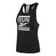 thumbnail image 2 of Playera Reebok Mujer Dama Entrenamiento Graphic Tank negro ECH, 2 of 8