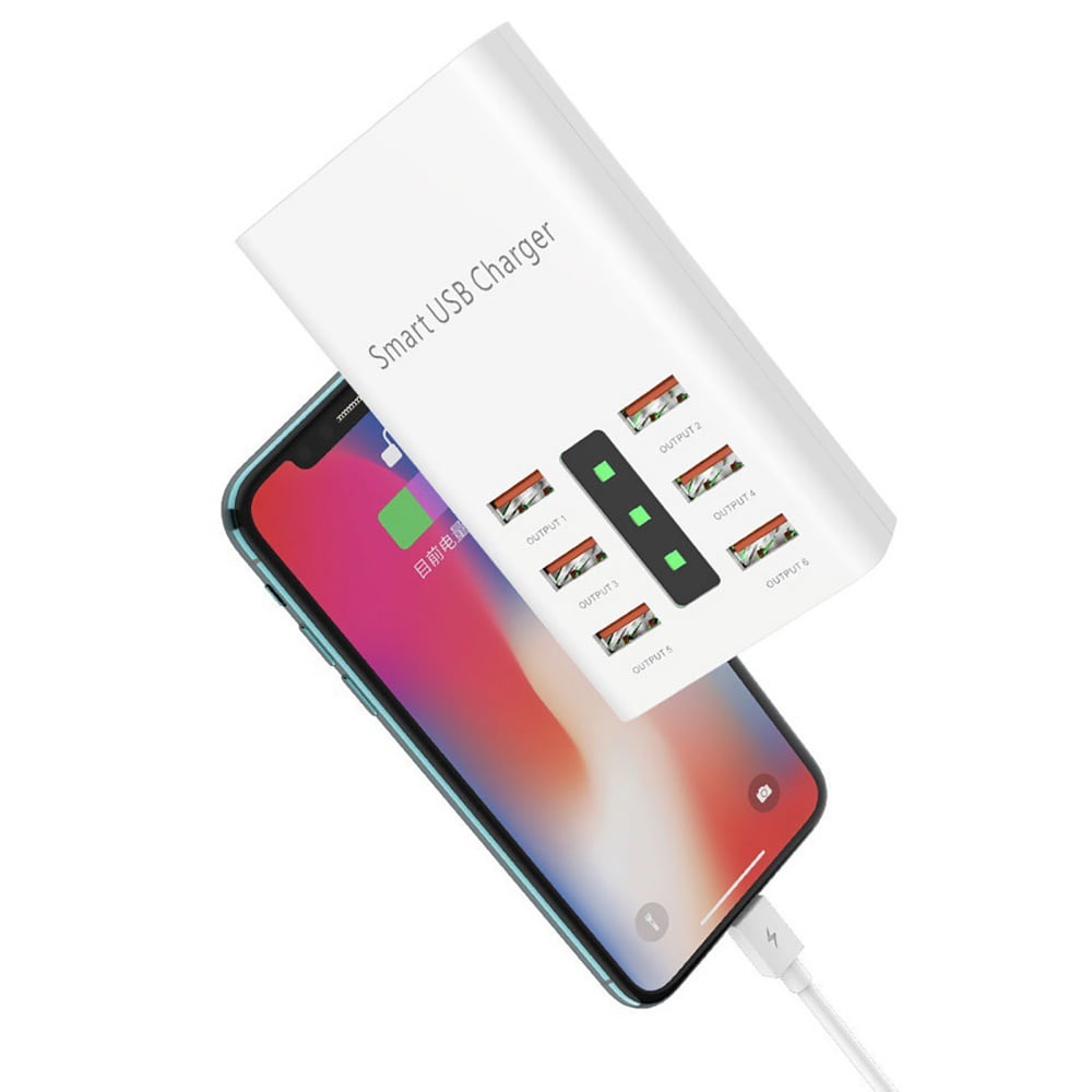 USB Charging Station, Smart USB Ports for Smart Phone Tablet Watch