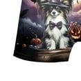 thumbnail image 5 of Spooky Halloween Night Witch Papillon Glowing Pumpkins All Over Print Boxer Briefs Underwear for Men Dad Pap Butterfly Dog Lover - 12015, 5 of 6
