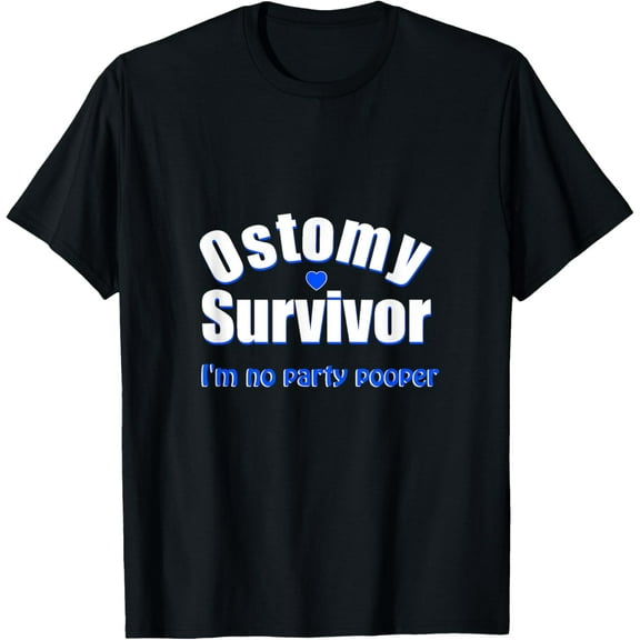 Exquisite and comfortable-Ostomy Survivor Funny | I'm No Party Pooper Stoma Bag T-Shirt