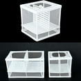 thumbnail image 4 of Yhsdtq,Fish Fry Rearing Container, Aquarium Larval Retainer, Stainless Steel Mesh, Separate Breeding Net, Safe Non-Toxic, Freshwater Fry Tank, Fish Fry Net, for Aquarium Tanks, Non-Toxic Material, 4 of 7