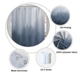 thumbnail image 3 of Misty Forest Shower Curtains for Bathroom Decor Steelblue Woodland Trees Fog Fuzzy Nature Landscape Bath Curtain Machine Washable Durable Waterproof Fabric with 12 Hooks, 72x72 Inch, 3 of 6