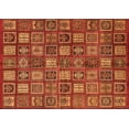 thumbnail image 1 of Ahgly Company Indoor Rectangle Southwestern Orange Country Area Rugs, 4' x 6', 1 of 4