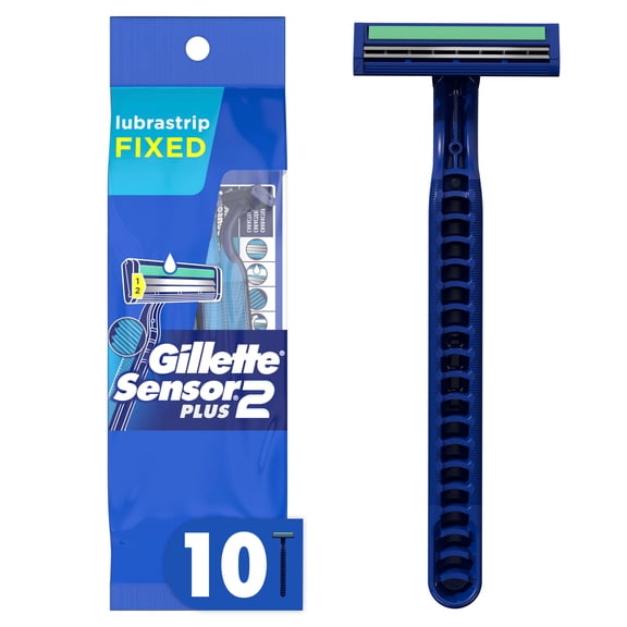Sensor2 Plus Men's Disposable Razors, 10 Ct