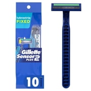 Sensor2 Plus Men's Disposable Razors, 10 Ct