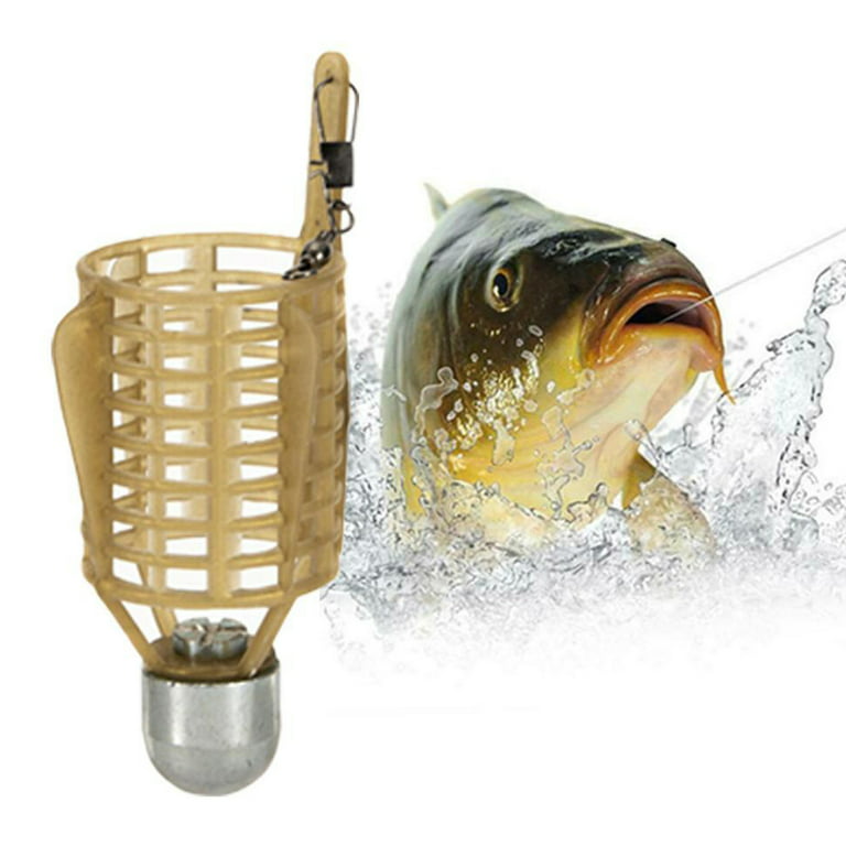 GIFZES Adapter,20g/30g/40g/50g Carp Fishing Bait Feeder Lure Holder Trap Fishing  Cage Basket 