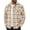 Light Brown, variant on COOFANDY Mens Long Sleeve Flannel Shirt Cotton Collared Button Up Shirts Casual Plaid Shirt