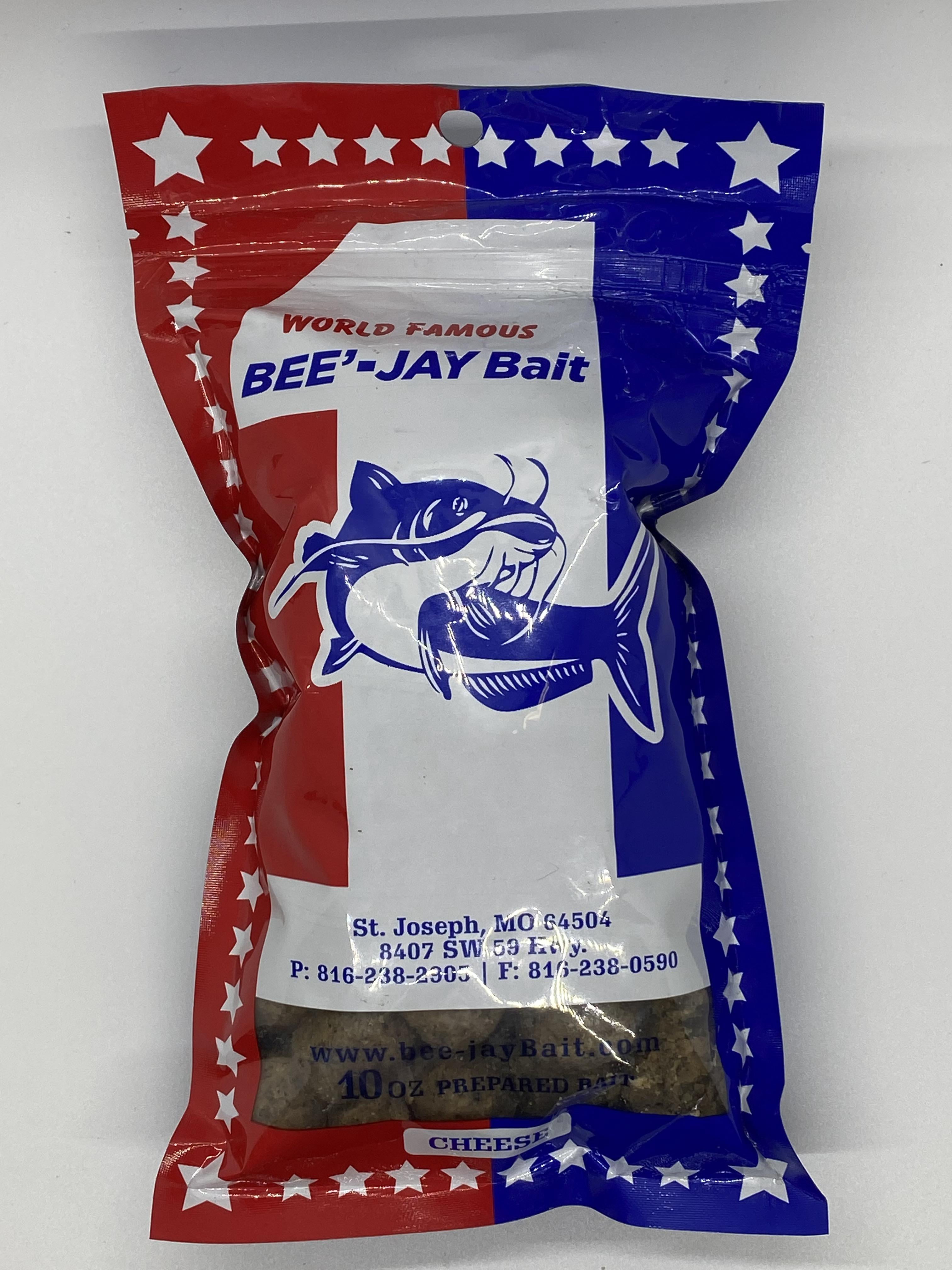 Bee-Jay Baits Pre Molded Dough Balls Cheese Flavor Catfish Bait 10 Oz.