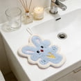 thumbnail image 3 of Bunny Shaped Kitchen Towel Set Highly Absorbent Hand Dish Cloth for Easter Spring Home Decor and Practical Use(Blue), 3 of 6