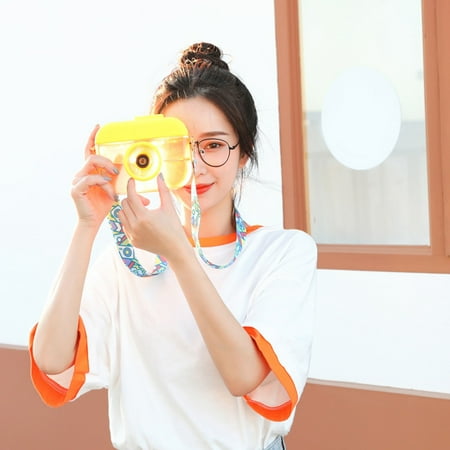 

SWFSZGL 1Pcs Cute Camera Water Cup Personality Creative with Straw Diagonally Across Watercup Outdoor Camera Straw Plastic Cup Strap Juice Cup Leakproof Student Water Cup Clearance Sale