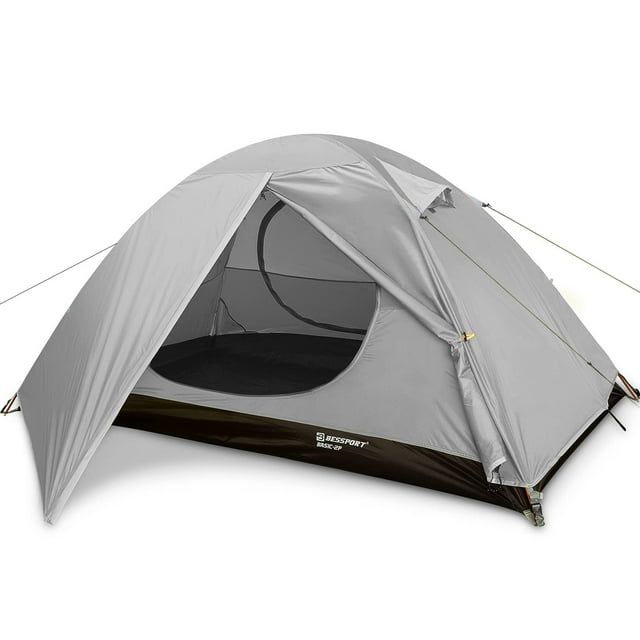 Tienda de campaña Bessport para 2 personas para acampar, impermeable y resistente al viento
